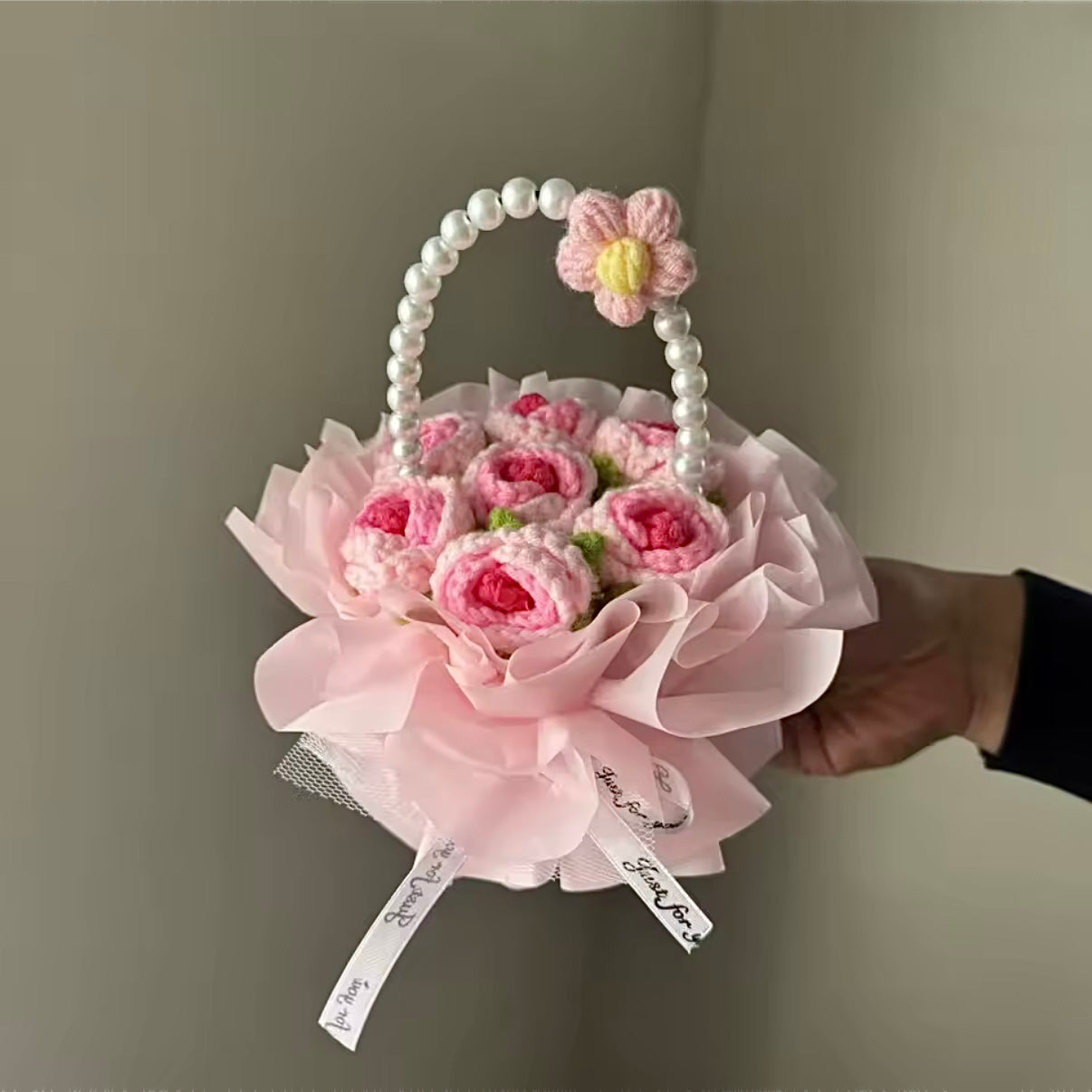 Panier Bouquet Romance